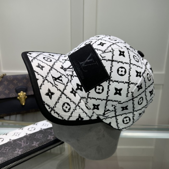 Louis Vuitton Womens Mens Cap Baseball Hat Luxury Brand with Original Box