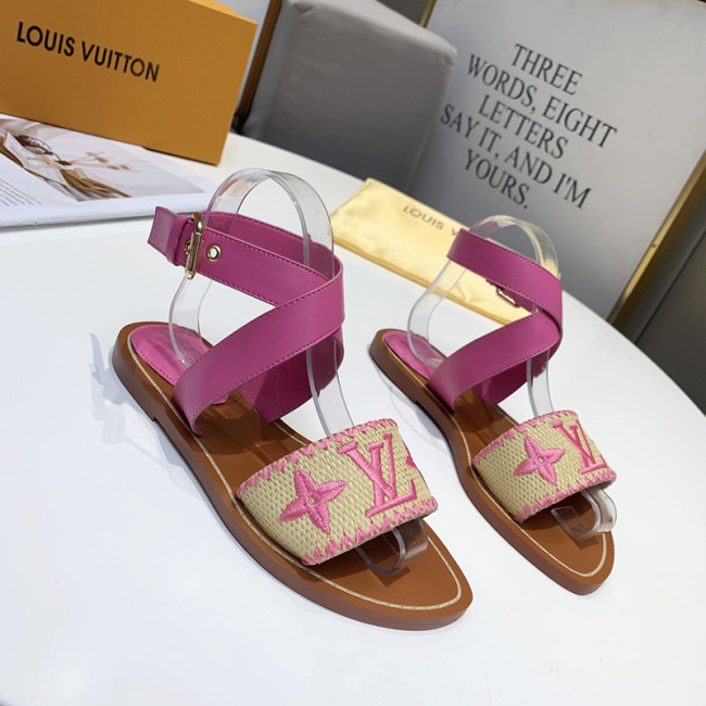 Louis Vuitton Womens Shoes SIENNA FLAT SANDAL Whatapp