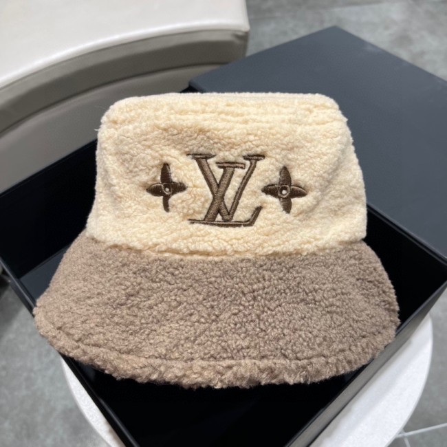 Louis Vuitton Womens Mens Cap Bucket Hat Luxury Brand with Original Box