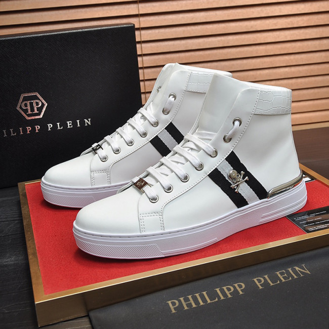 Philipp Plein Men Shoes Sneakers Low Top Sneaker Fashion Design Luxury Brand Trainer Predator TM with Original Box Whatapp