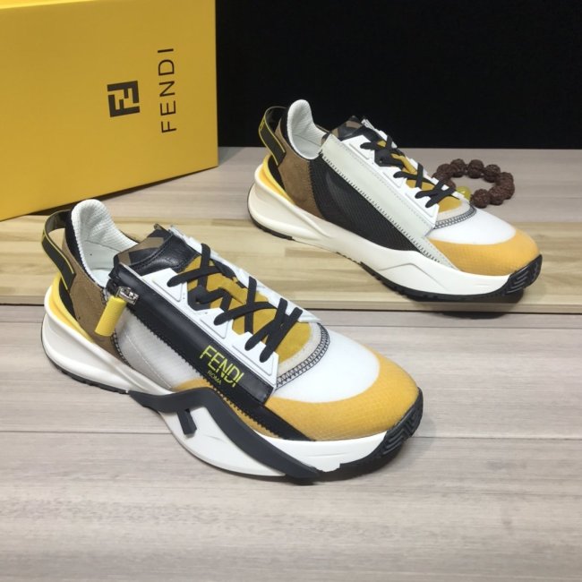 Fendi Mens Shoes Fashion Sneakers Luxury Brand Casual Shoes for Men with Original Box Whatapp