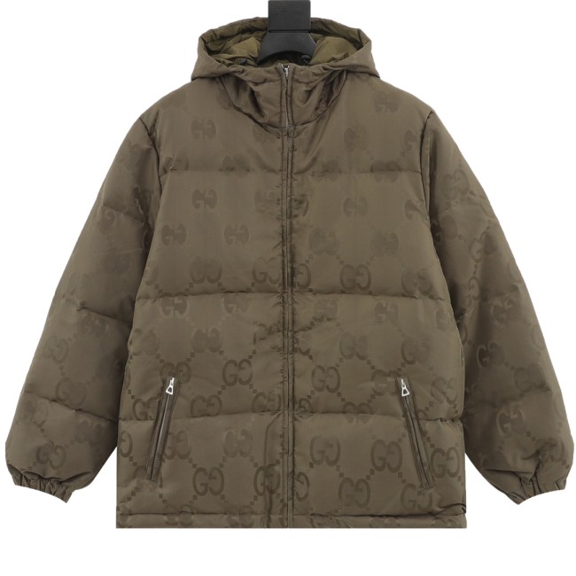 Gucci Design Mens Womens Winter Windprood Down Jackets Keep Warm 90% Duck Down