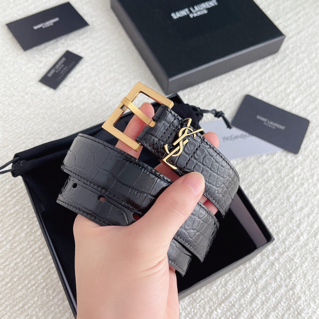 Saint Laurent YSL Womens Belt Luxury Brand Women Belts Luxury Brand with Original Box Whatapp