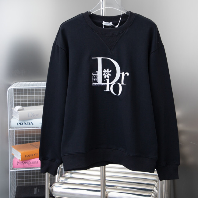 Dior Womens Mens Long Sleeve T Shirts Sweatshirt Luxury Brand Mens Sweatshirt Whatapp