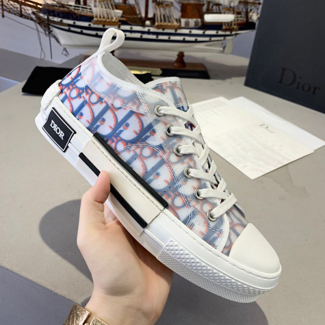 Dior Women Shoes Sneakers Casual Luxury Brand B23 Low-Top Sneaker with Original Box Whatapp