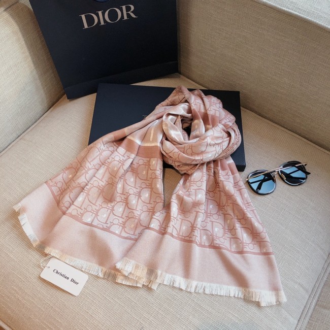 Dior Scarves Womens Fashion Scarf with Original Box