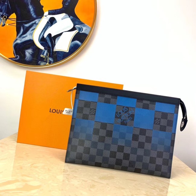 Louis Vuitton Mens Clutch Wallet Purse Luxury Brand Fashion POCHETTE VOYAGE MM N60412 with Original Box Whatapp