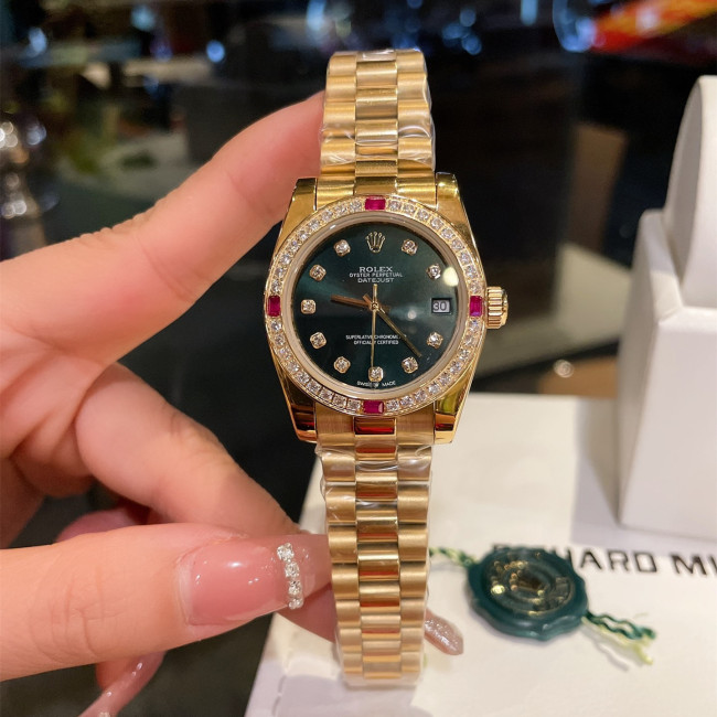 Rolex Womens Watch Luxury Brand Design Fashion Type with Original Box Whatapp