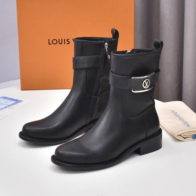 Louis Vuitton Women Shoes Boots Luxury Brand WESTSIDE ANKLE BOOT 1AABVW with Original Box Whatapp