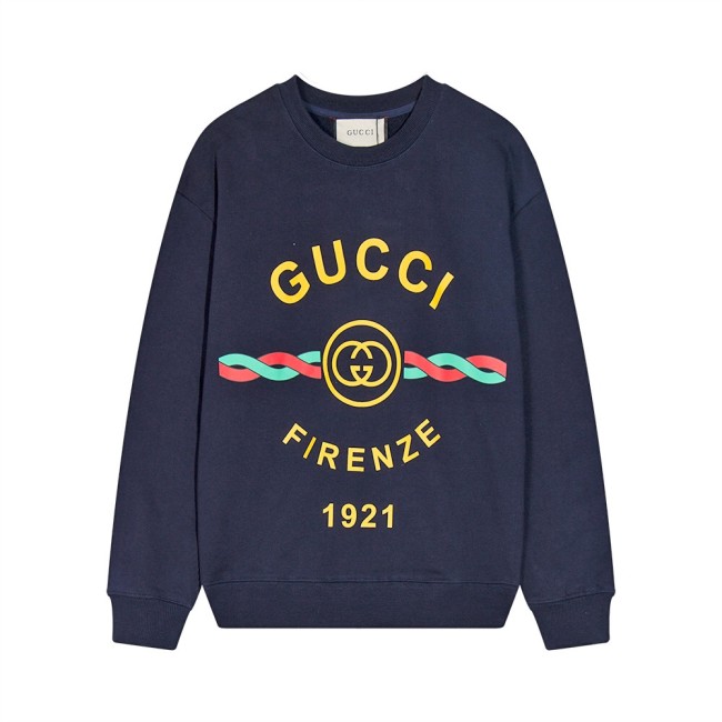 Gucci Womens Mens Long Sleeve T Shirts Sweatshirt Hoodies Luxury Brand Mens Sweatshirt Cotton 'Gucci Firenze 1921' sweatshirt Whatapp