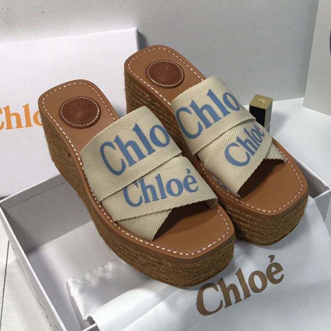 Chloe Womens Shoes Mule Slides Sandals Slippers Luxury Brand with Original Box Summer Design Whatapp