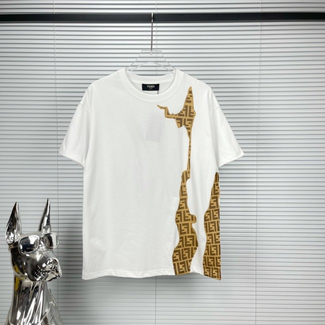 Fendi Luxury Brand Women Mens Short Sleeve T-Shirt Whatapp