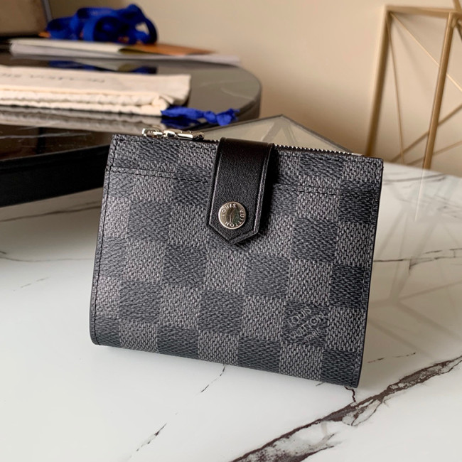 Louis Vuitton Womens Bags Clutch Wallets Luxury Brand Fashion Shoulder Bags MULTIPLE CARD HOLDER N60451 Damier Graphite coated canvas with Original Box Whatapp