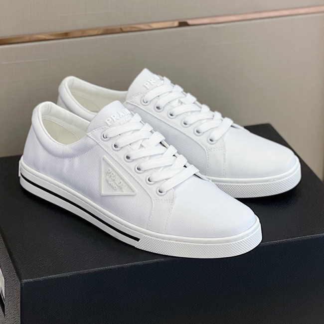 Prada Mens Shoes Casual Luxury Brand Breathable Sneakers with Original Box Whatapp