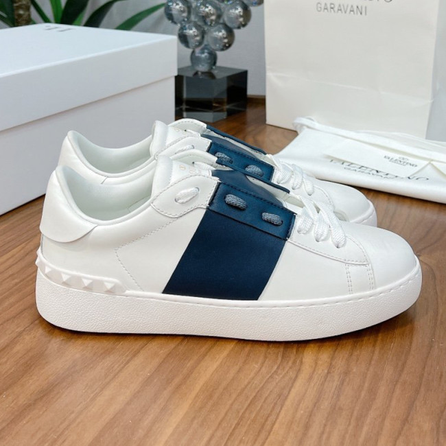 Valentino Men Shoes Fashion Design Luxury Brand OPEN SNEAKER WITH VLTN PRINT with Original Box WY0S0830BLUA01 Whatapp