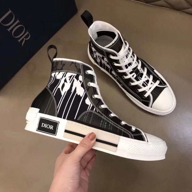 Dior Womens Mens Shoes Sneakers Luxury Brand Unisex Design B23 High-Top Sneaker with Box Whatapp