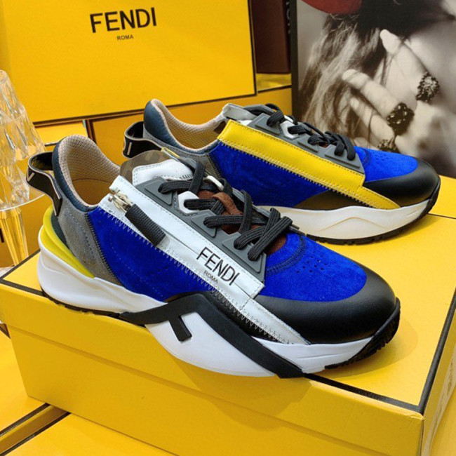 Fendi Mens Shoes Fashion Sneakers Luxury Brand Casual Fendi Flow Low-Top Sneakers Shoes for Men with Original Box Whatapp