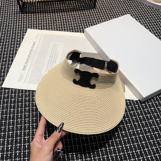 Celine Womens Hats Luxury Brand Design Celine Visor Hat with Original Box