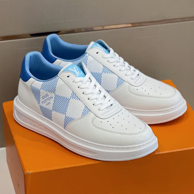 Louis Vuitton Men Shoes Fashion Sneakers RIVOLI Beverly Hills SNEAKER Luxury Brand Casual Shoes with Original Box Whatapp