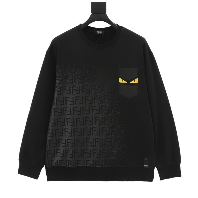 Fendi Womens Mens Long Sleeve Sweatshirt Luxury Brand Mens Sweatshirts Whatapp