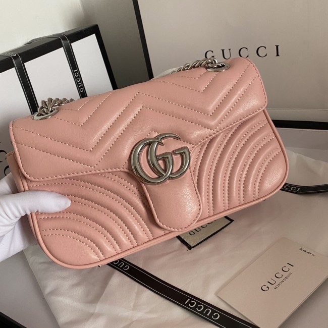 Gucci Womens Bags Shoulder Messenger Bag Luxury Brand Small GG Marmont bag with Original Box Whatapp