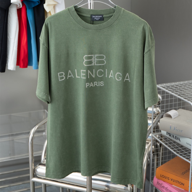 BalenciagaLuxury Brand Women Mens Short Sleeve T-Shirt Whatapp