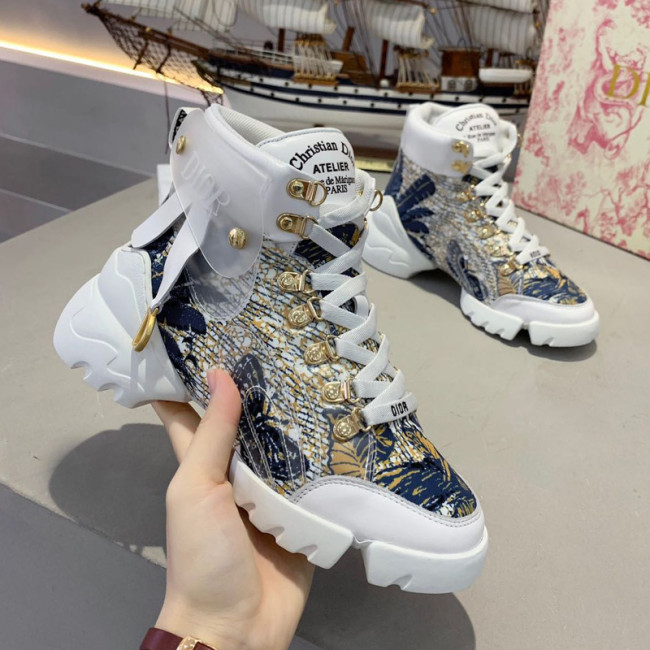 Dior Womens Shoes Sneakers Luxury Brand Design High-Top Women Ankle Boots Whatapp