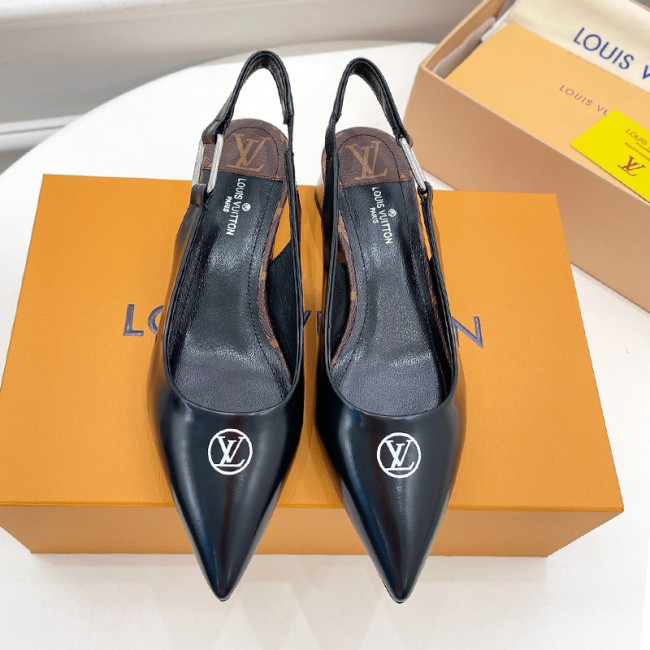 Louis Vuitton Womens Shoes Pumps Sandals Leather Design Luxury Brand Fashion Sandals with Original Box Whatapp