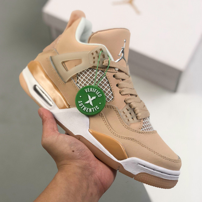 OFF-WHITE x Air Jordan 4 Sail SP WMNS Sneakers Men Womens Shoes 122872J Whatapp