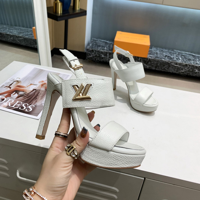 Louis Vuitton Womens Shoes Sandal High Heels 10.5cm Whatapp