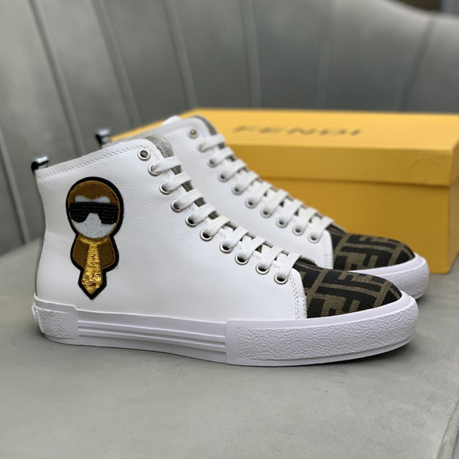 Fendi Mens Shoes Fashion Sneakers Luxury Brand Casual Shoes for Men with Original Box Whatapp