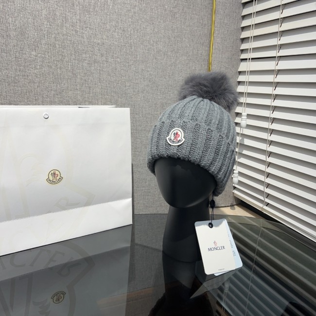 Moncler Mens Womens Hats Luxury Brand Design Moncler Knit Hat with Original Box