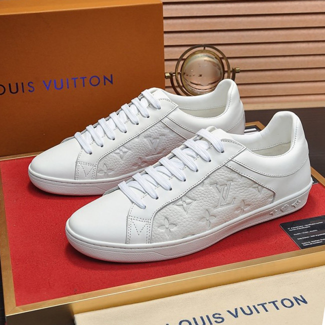 Louis Vuitton Men Shoes Fashion Sneakers LUXEMBOURG SNEAKER Monogram Luxury Brand with Original Box Whatapp