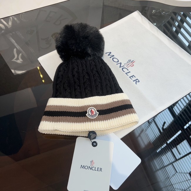 Moncler Mens Womens Hats Luxury Brand Design Moncler Knit Hat with Original Box