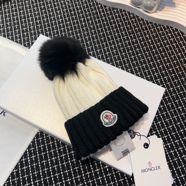 Moncler Mens Womens Hats Luxury Brand Design Moncler Knit Hat with Original Box