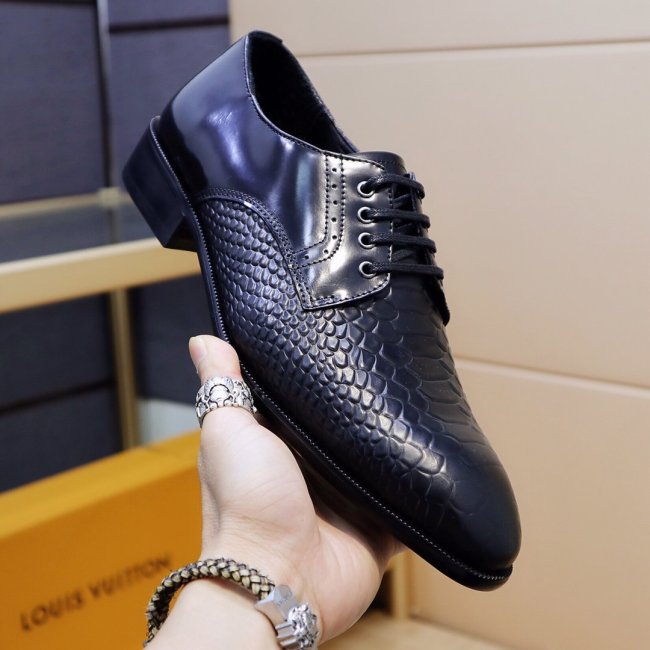 Louis Vuitton Men Shoes Business Luxury Brand LV Dress Shoes with Original Box Whatapp