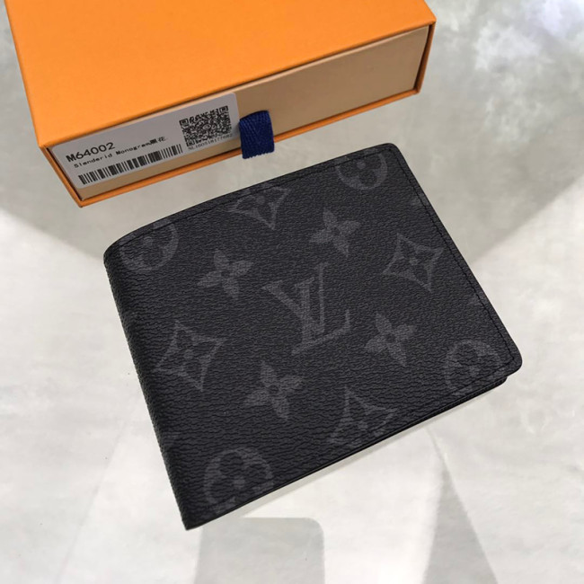 Louis Vuitton Mens Womens Wallets Purse Luxury Brand Designer MULTIPLE WALLET Monogram canvas with Original Box M64002 Whatapp