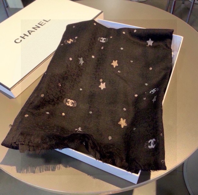 Chanel Scarves Womens Fashion Scarf with Original Box Whatapp