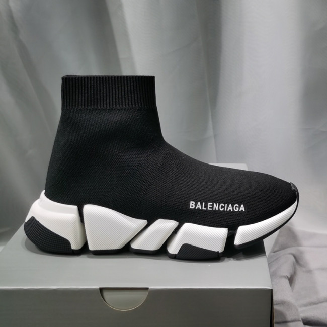 Balenciaga Men Shoes Sneakers Breathable Design Luxury Brand MEN'S SPEED 2.0 SNEAKER IN BLACK with Original Box Speed Sneakers Whatapp