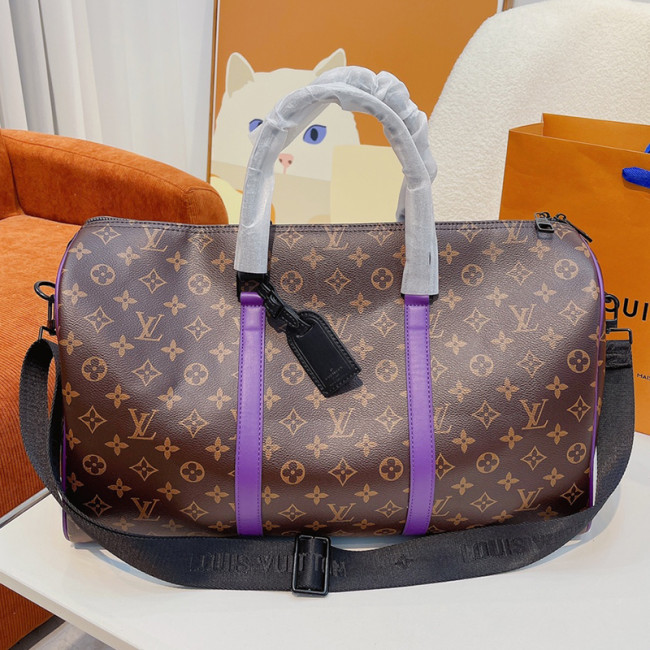 Louis Vuitton Womens and Mens Unisex Bags Luxury Brand LV Keepall Bandoulière 45 Fashion Design Travel Bag Whatapp