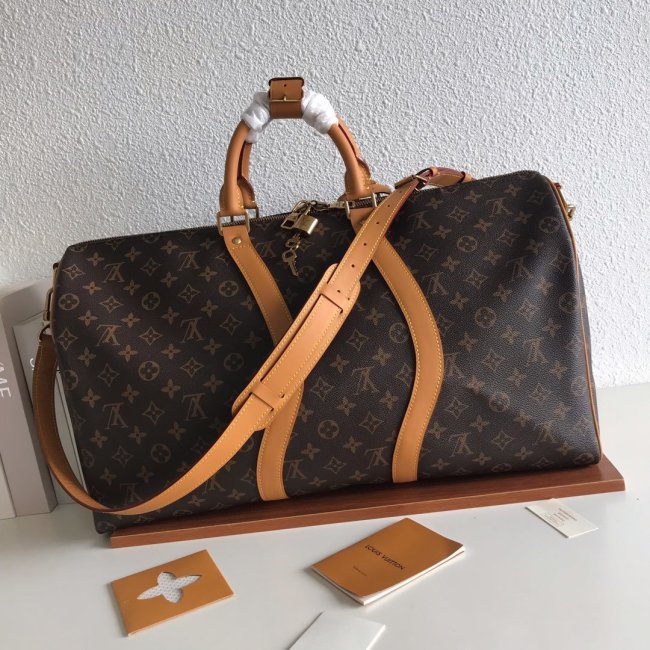 Louis Vuitton Womens and Mens Unisex Bags Luxury Brand LV Keepall Bandoulière 50 Fashion M44880 Whatapp