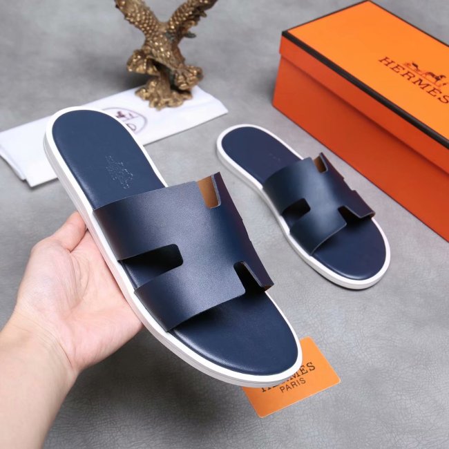 Hermes Mens Casual Shoes Slippers Fashion Luxury Brand with Original Box Whatapp