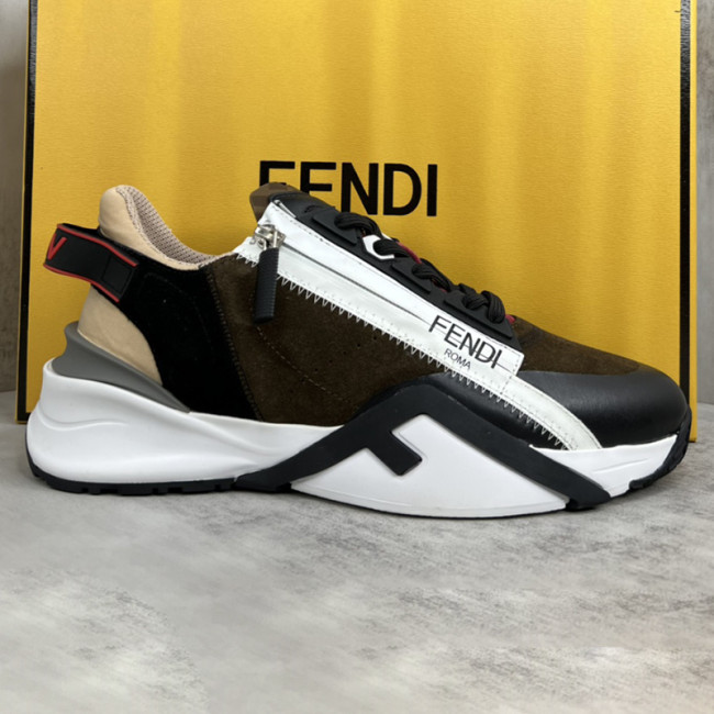 Fendi Mens Shoes Fashion Sneakers Luxury Brand Casual Fendi Flow Low-Top Sneakers Shoes for Men with Original Box 0 Whatapp