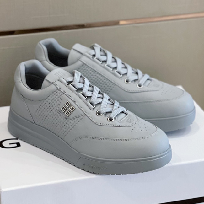 Givenchy Men Shoes Fashion Type Luxury Brand GIVENCHY SNEAKERS IN LEATHER WITH LATEX BAND with Original Box Whatapp