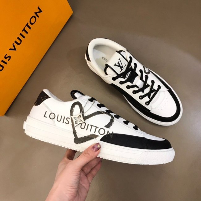 Louis Vuitton Men Shoes Fashion Sneakers Luxury Brand Mens Charlie Sneaker Casual Shoes with Original Box Whatapp