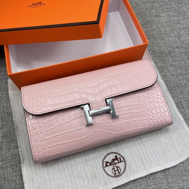 Hermes Womens Mens Wallets Purse Constance Clutch Leather Design Coin Bag with Original Box Whatapp