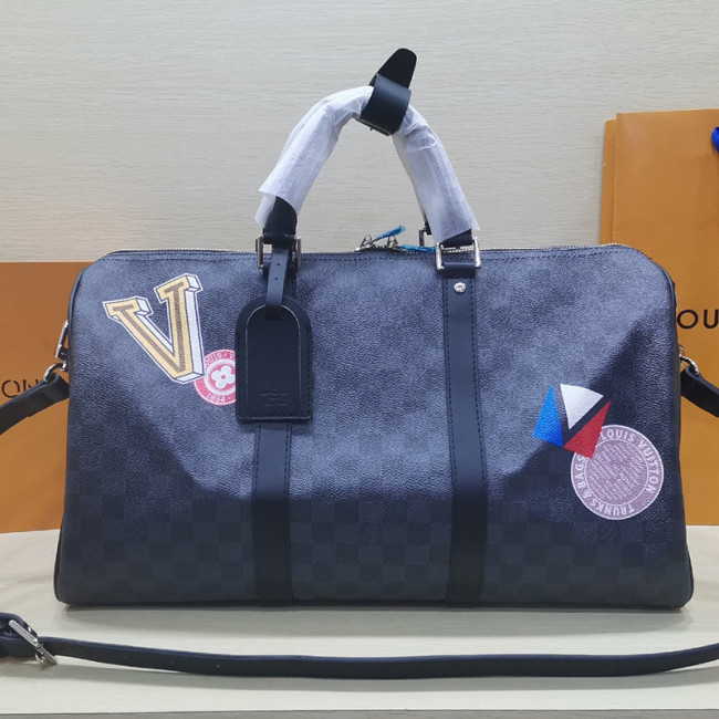 Louis Vuitton Men Womens Bag KEEPALL 45 Whatapp