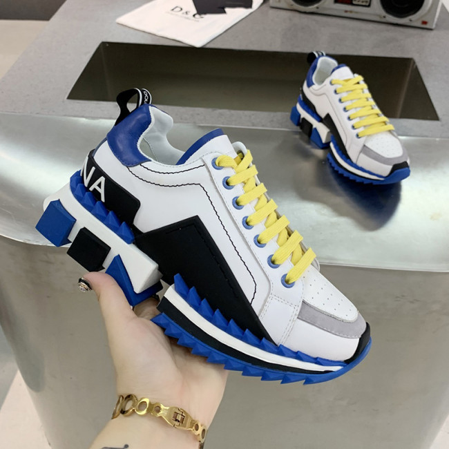 Dolce&Gabbana Men Shoes Breathable Luxury Brand Fashion Type Multi-Colored Super King Sneakers CS1649AZ69289951 Whatapp