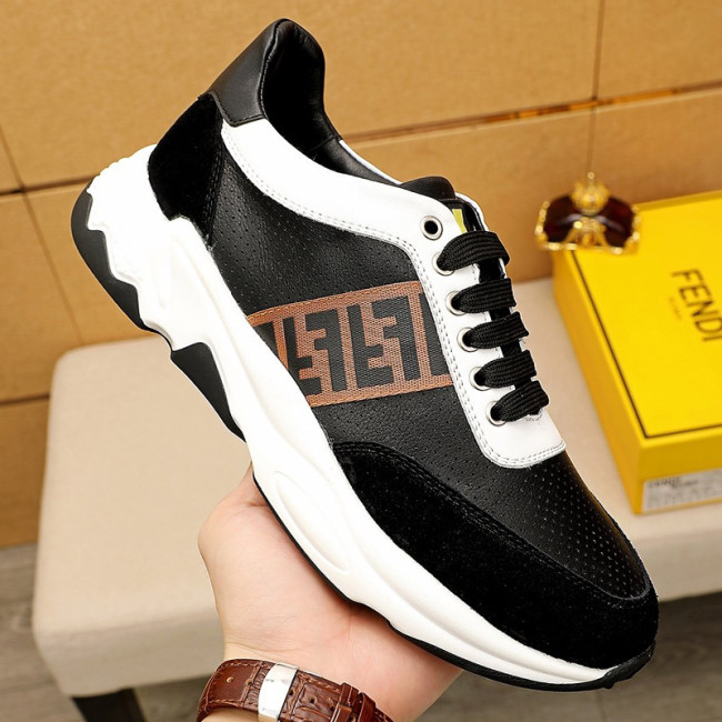 Fendi Mens Shoes Fashion Sneakers Luxury Brand Casual Shoes for Men with Original Box Whatapp