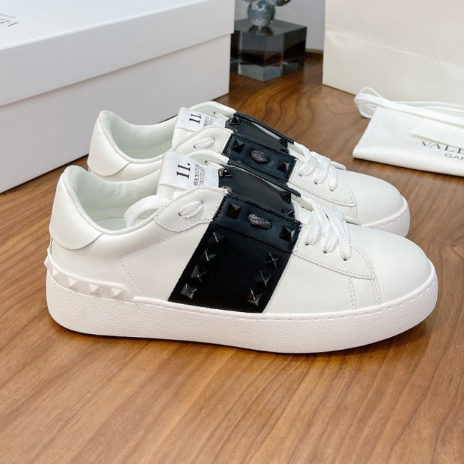 Valentino Men Shoes Fashion Design Luxury Brand OPEN SNEAKER WITH VLTN PRINT with Original Box WY0S0830BLUA01 Whatapp